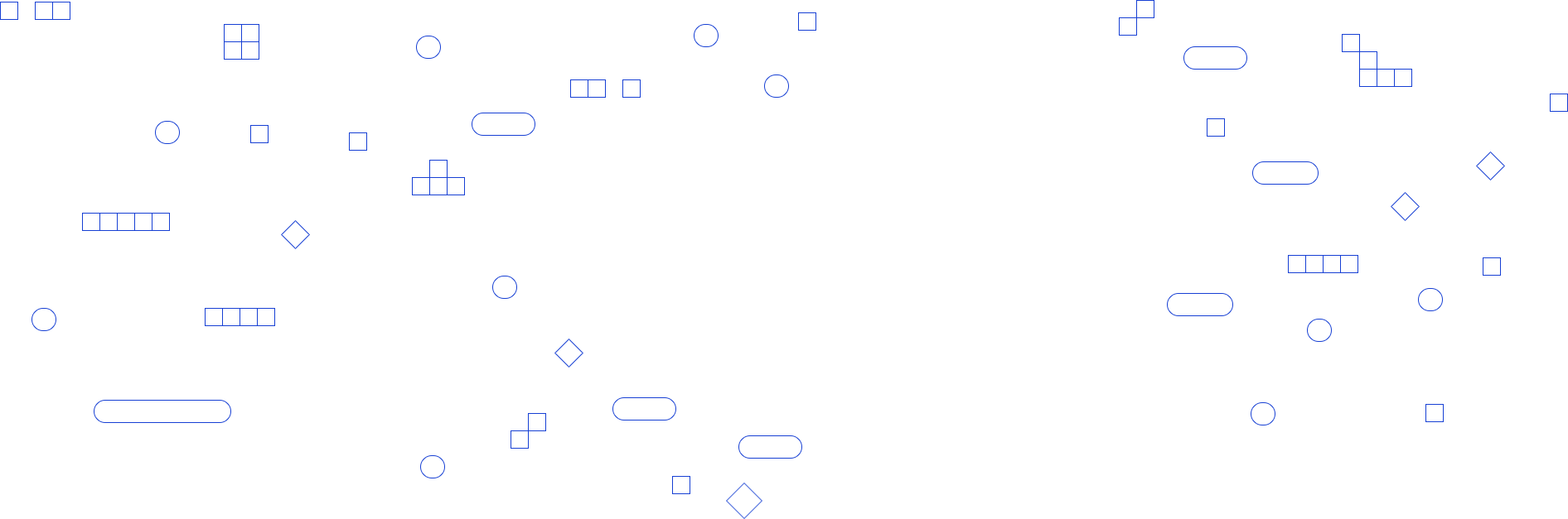 hi e-learning different background shapes