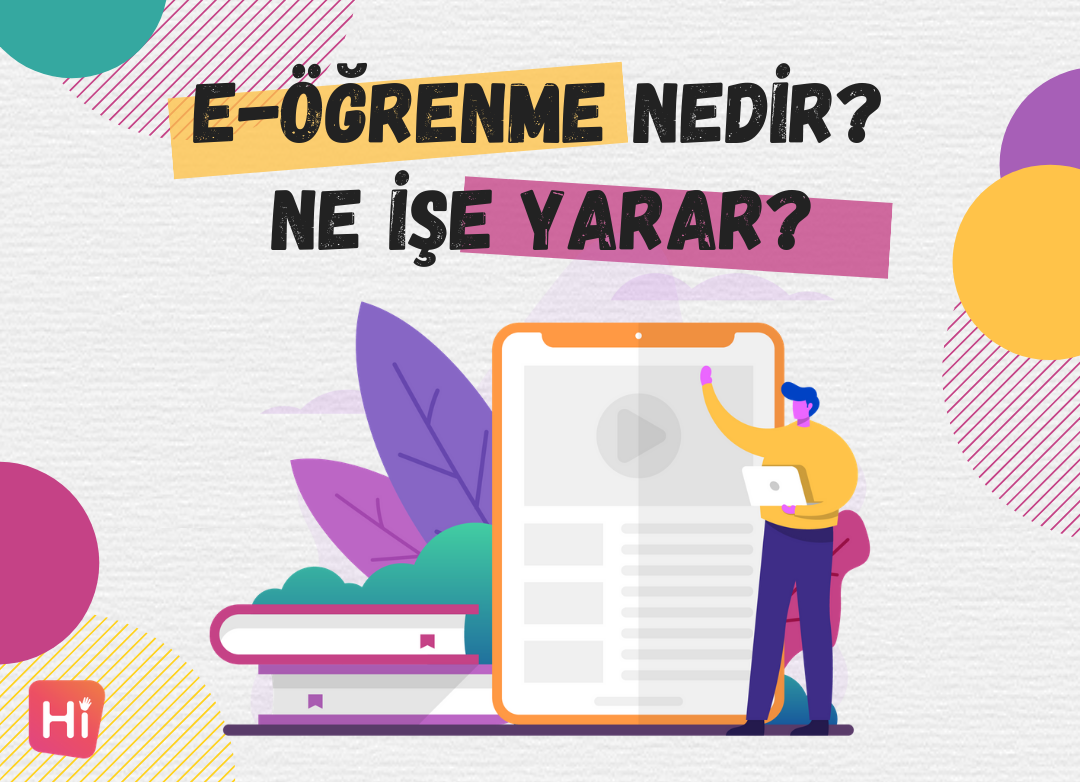 e-öğrenme nedir e-öğrenme nedir illüstrasyon