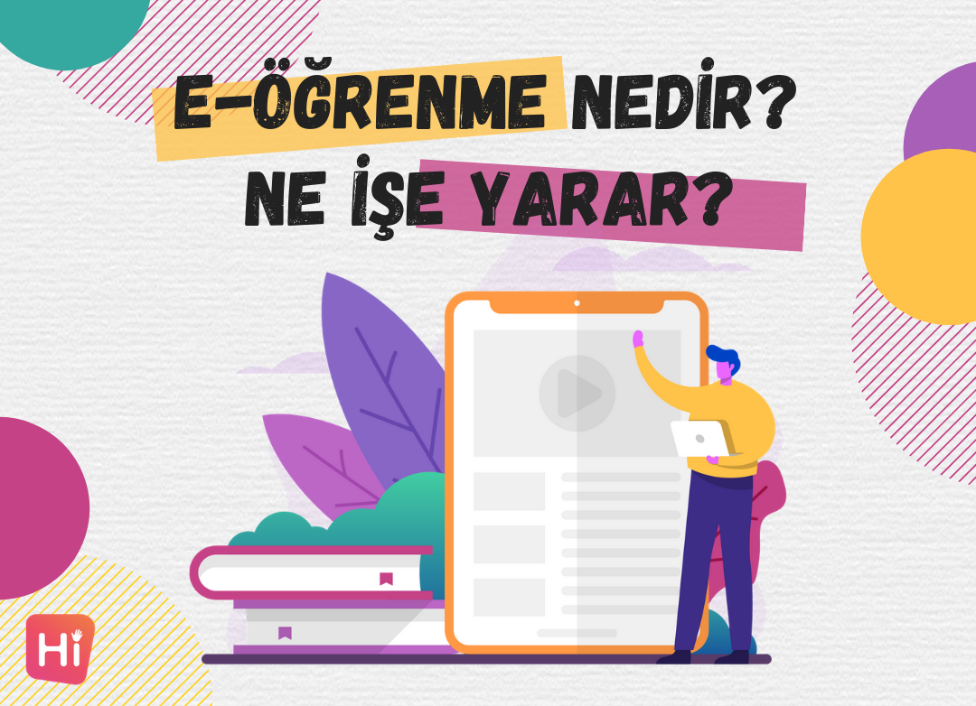 e-öğrenme nedir illüstrasyon